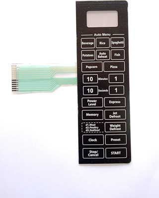 Payflip 20PM1S Microwave Oven Membrane Touch keypad (Black) Electronic Components Electronic Hobby Kit