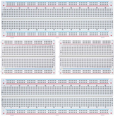 ARManufacture 2x 830 Point + 2x 400 Point 4 Pcs Solderless Breadboard Kit Security Circuit and Motion Detector Electronic Hobby Kit