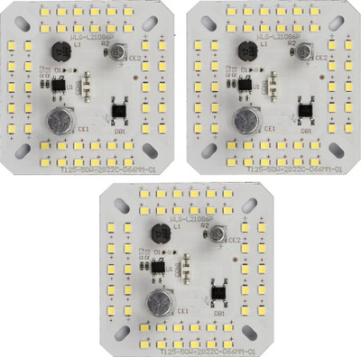 SG Flash 3 PCS 50 watt White Alpha (Direct On Board) Raw Material No Need LED Driver Electronic Components Electronic Hobby Kit