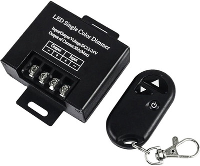 SG Flash RF Dimmer DC 12-24v 30A with remote Control, 12v Dimmer Switch Security Circuit and Motion Detector Electronic Hobby Kit