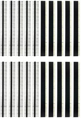 Tayal 40 Pin 2.54mm Male and Female Pin Headers/Berg Strips (Pack of 10 EACH) Electronic Components Electronic Hobby Kit
