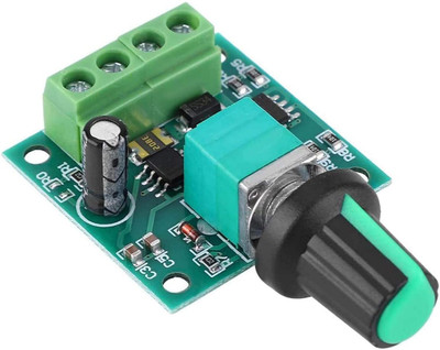 Shanaa eSpot DC 1.8V 3V 5V 6V 12V 2Amp Low Voltage PWM Motor Speed Controller for DC Motor Control Electronic Hobby Kit