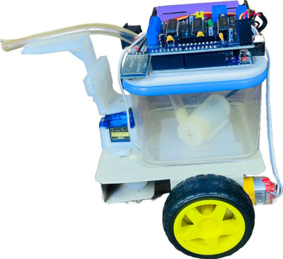 Mechanic37 Remote Control Robot Fire Fighter Using Bluetooth Android Engineering Project Educational Electronic Hobby Kit