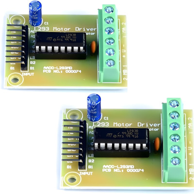 randd 2 Pcs L293D Motor Driver Module boards compatible with NodeMcu, Raspberry Pi Electronic Components Electronic Hobby Kit