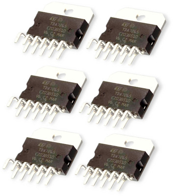 AVISRI 6 PCS TDA7265 Audio Power 25W + 25W Dual Channel Audio Amplifier IC Sound Recorder and Sound Circuit Electronic Hobby Kit