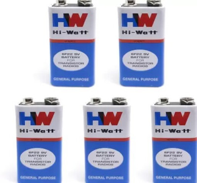 MIFRA ELECTRONICS 9V ORIGINAL HW HIGH QUALITY BATTERY (5 pieces) Electronic Components Electronic Hobby Kit