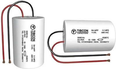 TIBCON fan capacitor 2.5 MFD, 440 VAC ceiling fan capacitor Electronic Components Electronic Components Electronic Hobby Kit