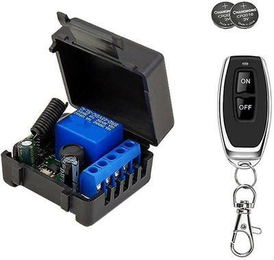 Electronic spicess DC12V 1CH Relay Receiver Module and Remote EV1527 Wireless Remote Control 433MHz Electronic Components Electronic Hobby Kit