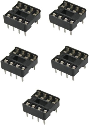 MIFRA ELECTRONICS 8pin dip IC Base (5 Pcs) Electronic Components Electronic Hobby Kit