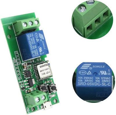 3REE QUALITY DC5V 12v 24v 32v wifi switch wireless Relay module Electronic Components Electronic Hobby Kit