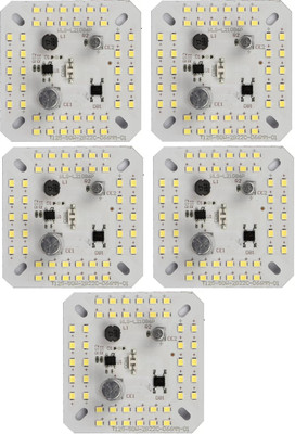 SG Flash 5 PCS 50 watt White Alpha (Direct On Board) Raw Material No Need LED Driver Electronic Components Electronic Hobby Kit