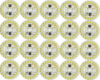 Universal Hub 9 Watt DOB (Direct On Board) WHITE LED Bulb PACK OF 20 Light Electronic Hobby Kit