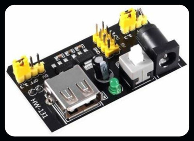 R&D A-SS 3.3V 5V Power Supply Module for MB102 Prototype Breadboard DC 6.5-12V Power Supply Electronic Hobby Kit