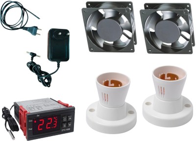 TM&W egg incubator making kit STC-1000 2 dc12v FANs 1 Adapter 2 holder 1, 2 pin Temperature Sensor and Controller Electronic Hobby Kit