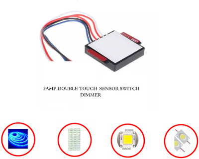 Electroparticle 12V 3A Touch Sensor Dimmer Switch – On/Off & Brightness Control Module Electronic Components Electronic Hobby Kit