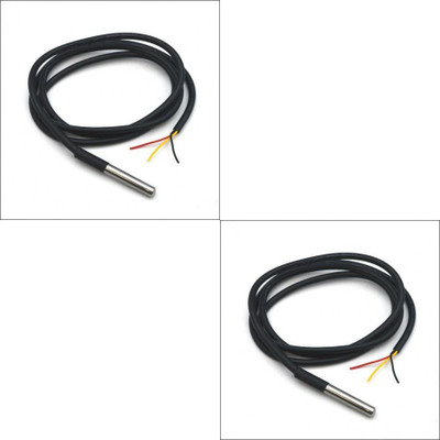 Flyrobo (2 Pcs) Pro3D DS18B20 Waterproof Digital Temperature Sensor Electronic Components Electronic Hobby Kit