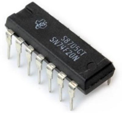 MIFRA ELECTRONICS SN74F20N DIP-14 IC (7420) IC (5 PCS) Electronic Components Electronic Hobby Kit