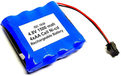 INVENTO 4.8V 1500 mAh Polymer Ni-Cd Rechargeable 4 AA Cell Battery Automotive Electronic Hobby Kit