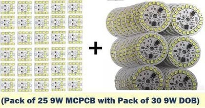 Presto 9W MCPCB With Pack Of 30 DOB ( DIrect on Board) - 220V AC) LED Module Electronic Hobby Kit