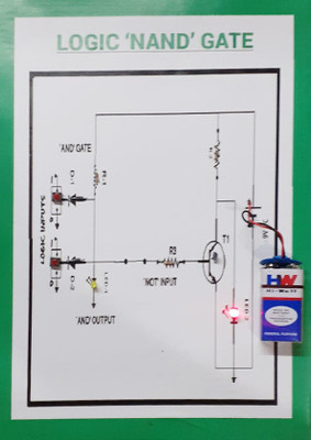 MELODY's Logic 'NAND' Gate Physics Project Model Electronic Components Electronic Hobby Kit