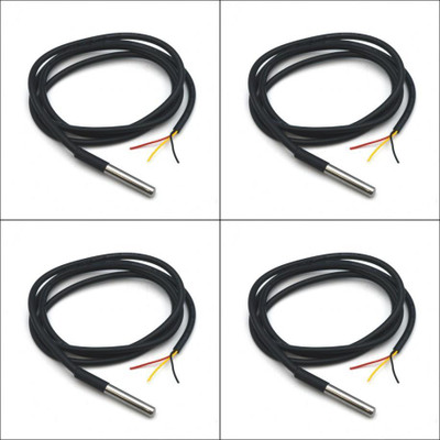 Flyrobo (4 Pcs) Pro3D DS18B20 Waterproof Digital Temperature Sensor Electronic Components Electronic Hobby Kit
