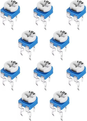 SYMFONIA 100k Vertical PCB Preset Potentiometer Variable Resistor(Pack of 10) Electronic Components Electronic Hobby Kit