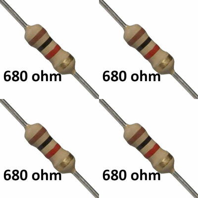 Flyrobo (4 pc) Pro3D 680 ohm Resistor - - Electronic Components Electronic Hobby Kit