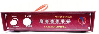 Mass Pro Action Lock With Chaser 6 Line Channel Per 1 KW With Line Tester Electronic Components Electronic Hobby Kit