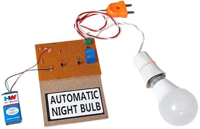 ERHIndia School Kids Science Project Kit Automatic Night Lamp Working Model Using LDR Educational Electronic Hobby Kit