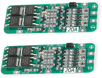 AVISRI 2 PCS BMS 3 Series 20A 12V 18650 Lithium Battery Protection Board Electronic Components Electronic Hobby Kit