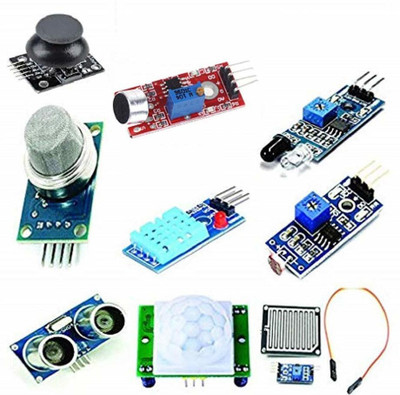 anil electronics store Sound Sensor Mq- 2 Gas Sensor DHT 11 Joystick Module for Arduino Uno r3 Raspberry pie sensor kit Electronic Components Electronic Hobby Kit