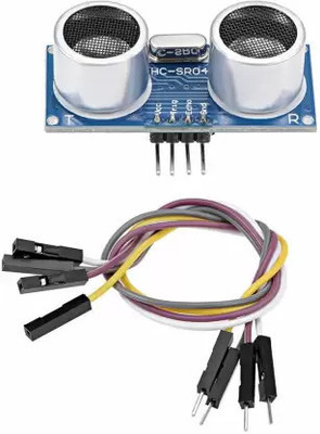 randd Module HC-SR04 Distance Sensor with 4 Pcs Male to Female Jumper Wire Electronic Components Electronic Hobby Kit