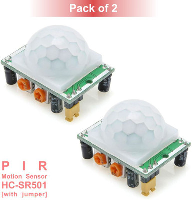 Scienticy PIR Motion Sensor Detector Module HC-SR501 (Pack of 2) Electronic Components Electronic Hobby Kit
