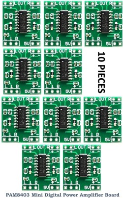 3REE 10 PCS PAM8403 2x 3W Mini Digital Power Amplifier Board AMP Class D 2.5-5V Input Electronic Components Electronic Hobby Kit