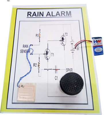 MELODY's Rain Alarm Physics Science Working Model-Project Educational Electronic Hobby Kit