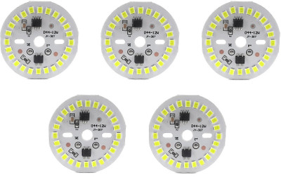 HouseOfCommon 5 Pics 12 Watt Direct On Board LED Bulb Raw Material White Color Light Electronic Hobby Kit