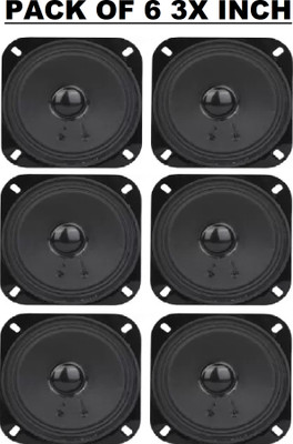 SG Flash PACK OF 6 60 Watt 3 Inch Subwoofer Speaker Electronic Components Electronic Hobby Kit