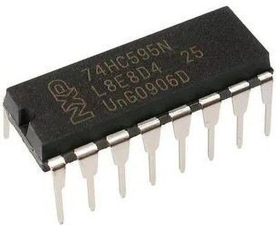 NexElectronic 74HC595 8-bit Serial to Parallel Shift IC (Pack of 5) Electronic Components Electronic Hobby Kit