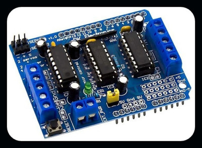 R&D New A-L293D Motor Driver Shield 4-Channel DC Motor Controller Pack of 2 Electronic Components Electronic Hobby Kit