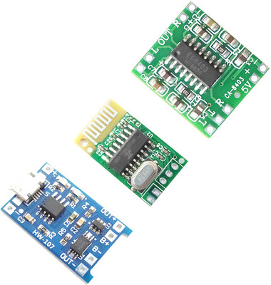 Malati (COMBO 3 ) Amplifier Board. 5V Bluetooth Audio Receiver.Battery Charging Module. Electronic Components Electronic Hobby Kit