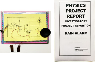 ONTEX ELECTRONICS Rain Alarm using Transistor Physics Investigatory Project (Report Included) Educational Electronic Hobby Kit