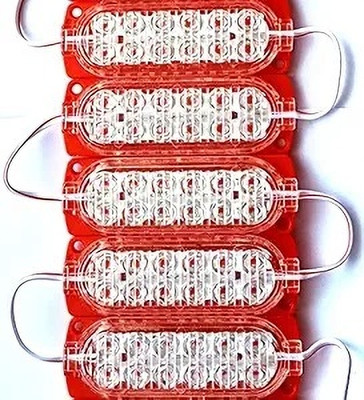StrawHat 60 LEDs 0.6 m Red Steady Strip Rice Lights(Pack of 5)