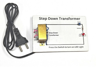 ERHIndia Step Down Transformer Investigatory Physics Project Working Model Class 12(Multicolor)