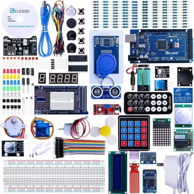 Electrobot Mega 2560 Project The Most Complete Ultimate Starter Kit w/TUTORIAL, MEGA Electronic Components Electronic Hobby Kit