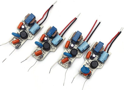 SHIVSHAKTI PACK OF 5 MCPCB IC HPF 9watt driver Raw Material For led bulb Light Electronic Hobby Kit