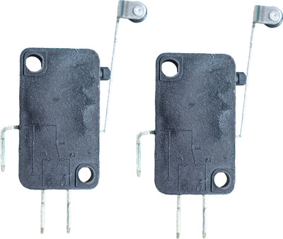 Ovicart Limit switch With Roller For DIY 3 Pin Black 10A 250v Pack of 2 Electronic Components Electronic Hobby Kit