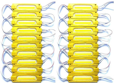 StrawHat 120 LEDs 1 m Yellow Steady Strip Rice Lights(Pack of 20)