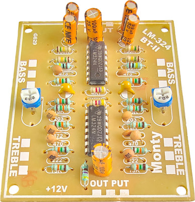 SYMFONIA Bass Treble Control Passive Equalizer Board With Double LM324 IC Electronic Components Electronic Hobby Kit