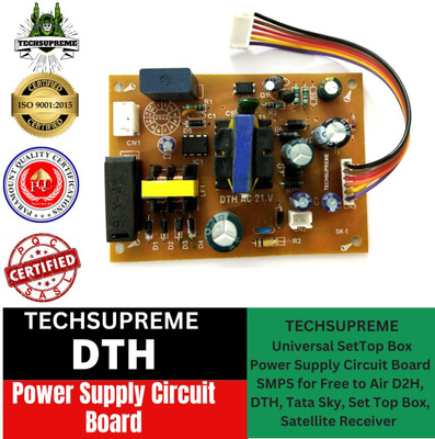 TechSupreme DTH Power Supply Universal Set Top Box Power Supply Circuit Board 1G Power Supply Electronic Hobby Kit