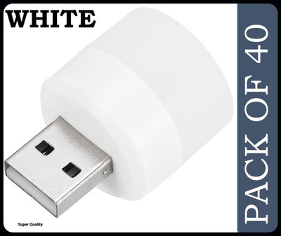 EASTRA USB Night Light, 40 Pack 1W Portable Plug-in Mini LED Bulb-EHK2737 Electronic Components Electronic Hobby Kit